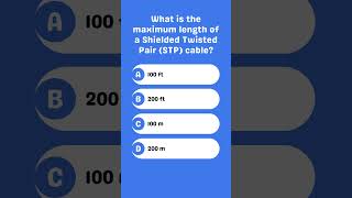 What is the maximum length of a Shielded Twisted Pair STP cable [upl. by Aletha]