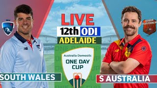 South Australia vs New South Wales  12th Match  Australia Domestic OneDay Cup [upl. by Grenier]