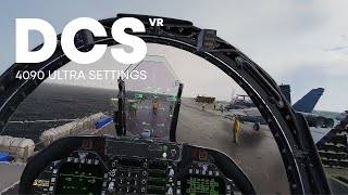 DCS 28 VR RTX 4090 ultra settings carrier launch in bad weather [upl. by Nerac]