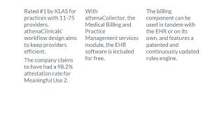 athenahealth  All about athenahealth Software Features Pricing and Reviews [upl. by Wendi]
