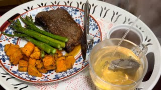 Tender and Juicy Steak Cooked from Air Fryer… [upl. by Trust]