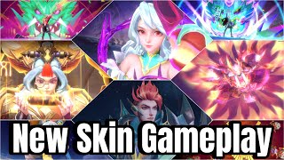 515 Skin အသစ် Free Skin တွေ အပါအဝင် Skin အသစ်တွေရဲ့ Skill Effect များ 🤩 [upl. by Maharba727]