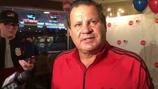 US Olympic hockey legend Mike Eruzione shares gold medal tales with the midstate [upl. by Enehpets]