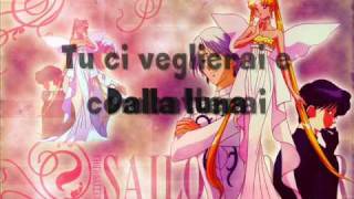 Sailor moon Karaoke 2 serie La luna splendewmv [upl. by Britni]