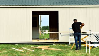 breaking the walls to the shed to home conversion what did we do [upl. by Alexandrina]