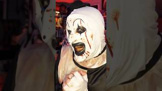 Art the Clown mask rehaul terrifier arttheclown terrifier3 mask halloween [upl. by Hsan]