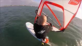 Mowing the lawn AHD SL2AFS2 hydrofoil testing  Windsurfing UK Magazine [upl. by Bred]