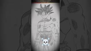 Goku sketch☠️ Goku fans phonk goku dragonball sketch art [upl. by Auhsohey]