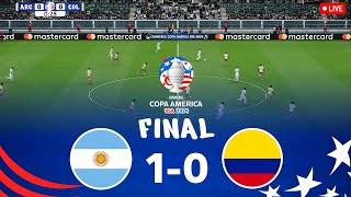 ARGENTINA vs COLOMBIA  FINAL COPA AMERICA USA 2024 PARTIDO COMPLETO [upl. by Eelegna239]