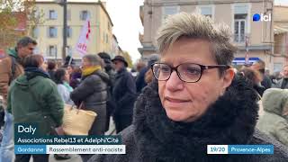 Manifestation contre le racisme à GARDANNE 8DEC2024 RepF3 [upl. by Nojram]