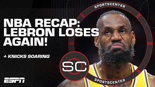 ANOTHER BIG LOSS for the falling Lakers 😮  Knicks are SURGING in January 📈 NBA RECAP  SportsCenter [upl. by Schouten701]