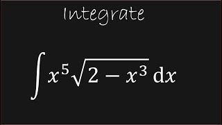 Integrate x5 sqrt2x3 dx [upl. by Jilly]