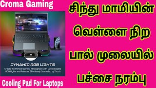 Croma Gaming Cooling Pad For Laptops Electrothermal Cooling Technology Details Tamil [upl. by Kenimod]