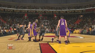 NBA 2K12  Lakers vs Heat [upl. by Wenger340]