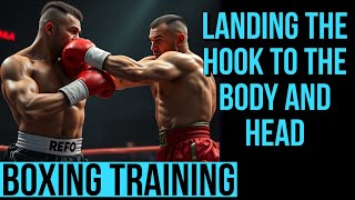 Boxing combinations Creating a opening to land the hook to the body and head [upl. by Clement]