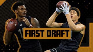 Mel Kiper Jr and Todd McShay reveal their NEW top 10 NFL Draft picks in Mock 35  First Draft [upl. by Isnan650]