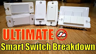 Ultimate ESP8266 Smart Switch Comparison  No Cloud with Tasmota ESPHome [upl. by Allebram]