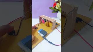 Science Project for class 7th student dcmotor shorts shortsvideo viralshorts scienceexperiment [upl. by Isnyl]