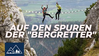 KLETTERSTEIGE AM STODERZINKEN  Auf den Spuren der Bergretter klettersteig bergretter [upl. by Atnoed]