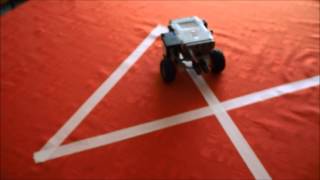 Odometry with mindstorms NXT [upl. by Ciprian536]