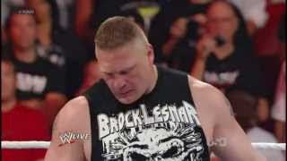 Brock Lesnar returns to WWE 2012 [upl. by Khano548]