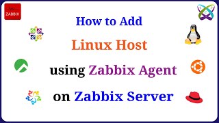 How to Add Linux Host in Zabbix Server using Zabbix Agent [upl. by Nomihs520]