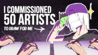 Reviewing 50 Artworks I commissioned from Artists  DrawlikeaSir [upl. by Aneloc]