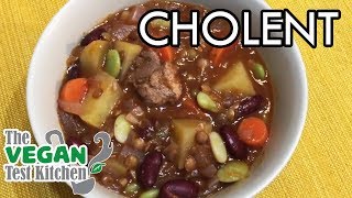 Cholent  The Vegan Test Kitchen [upl. by Osmen]