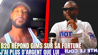 Booba Répond Gims après avoir annoncé quil a plus dargent que lui [upl. by Aliuqaj889]