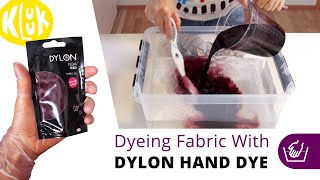 DYLON Hand Dye Tie Dye Without Boiling [upl. by Nylegna]