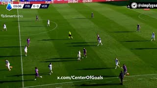 Moise Kean Goal Fiorentina Vs Hellas Verona 10 All Goals Analysis amp Extended Highlights [upl. by Eelnodnarb12]