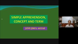 Critical Thinking  Simple Apprehension Concept Definition  Part 1 Jove S Aguas [upl. by Pang]