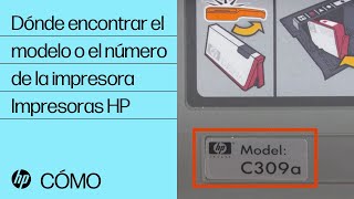 Dónde encontrar el modelo o el número de la impresora  Impresoras HP  HP Support [upl. by Ardnasela]