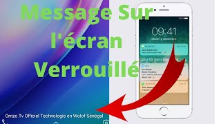 Comment Afficher les messages Sur Lécran de Verrouillage [upl. by Siugram]