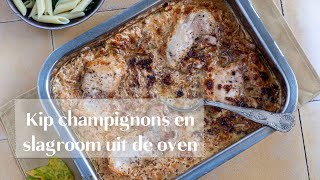 Kip champignons en slagroom uit de oven [upl. by Atirabrab27]