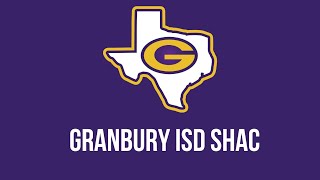 Granbury ISD School Health Advisory Council January 2024 [upl. by Felicity]