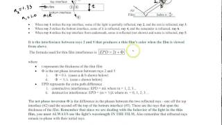 Chapter 27 Thin film interference amp Example 3 [upl. by Enoitna416]