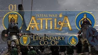 Lets Play Total War Attila Legendary CoOp  Langobards amp Geats  Ep01  A New Alliance [upl. by Llevram]