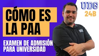 Cómo es la PAA examen de admisión a la universidad [upl. by Filippa39]