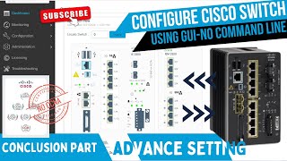 HOW TO Configure CiscoSwitch Through WebBrowser GUI Without Using CommandLine  Part02 [upl. by Cohberg]