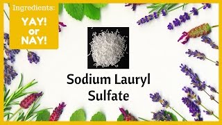 Ingredients Yay or Nay Sodium Lauryl Sulfate [upl. by Belayneh460]