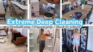 Extreme Deep Cleaning  Decluttering  Organization  Messy Home Cleaning  Garage Clean with Me [upl. by Cristy]