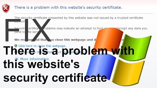 How to fix certificate issues on Windows XP  Vista  2000 [upl. by Aerahs]