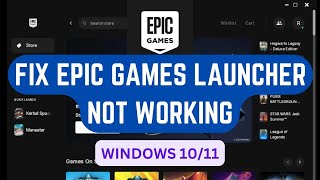 Epic Games Launcher Not Working Heres Whats Better [upl. by Mallin635]