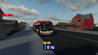 39B Finch East Westbound to Finch station  NGT McNicoll Freedrive Roblox [upl. by Ardnaxila678]