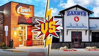 Raising Canes Vs Zaxby’s  WHATS BETTER [upl. by Windzer]