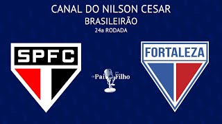 SÃO PAULO x FORTALEZA COM FAUSTO FAVARA  BRASILEIRÃO  24ª RODADA  AO VIVO [upl. by Adnoek824]