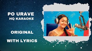 Po Urave Karaoke  Tamil Karaoke With Lyrics  Full Song  HighQuality [upl. by Ange255]