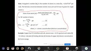 Free electron theory of conduction in metals numerical [upl. by Yllom341]