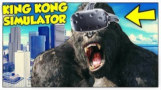 SIMULATORE DI KING KONG IN REALTÀ VIRTUALE  Mostro Simulator ITA HTC Vive [upl. by Coplin]